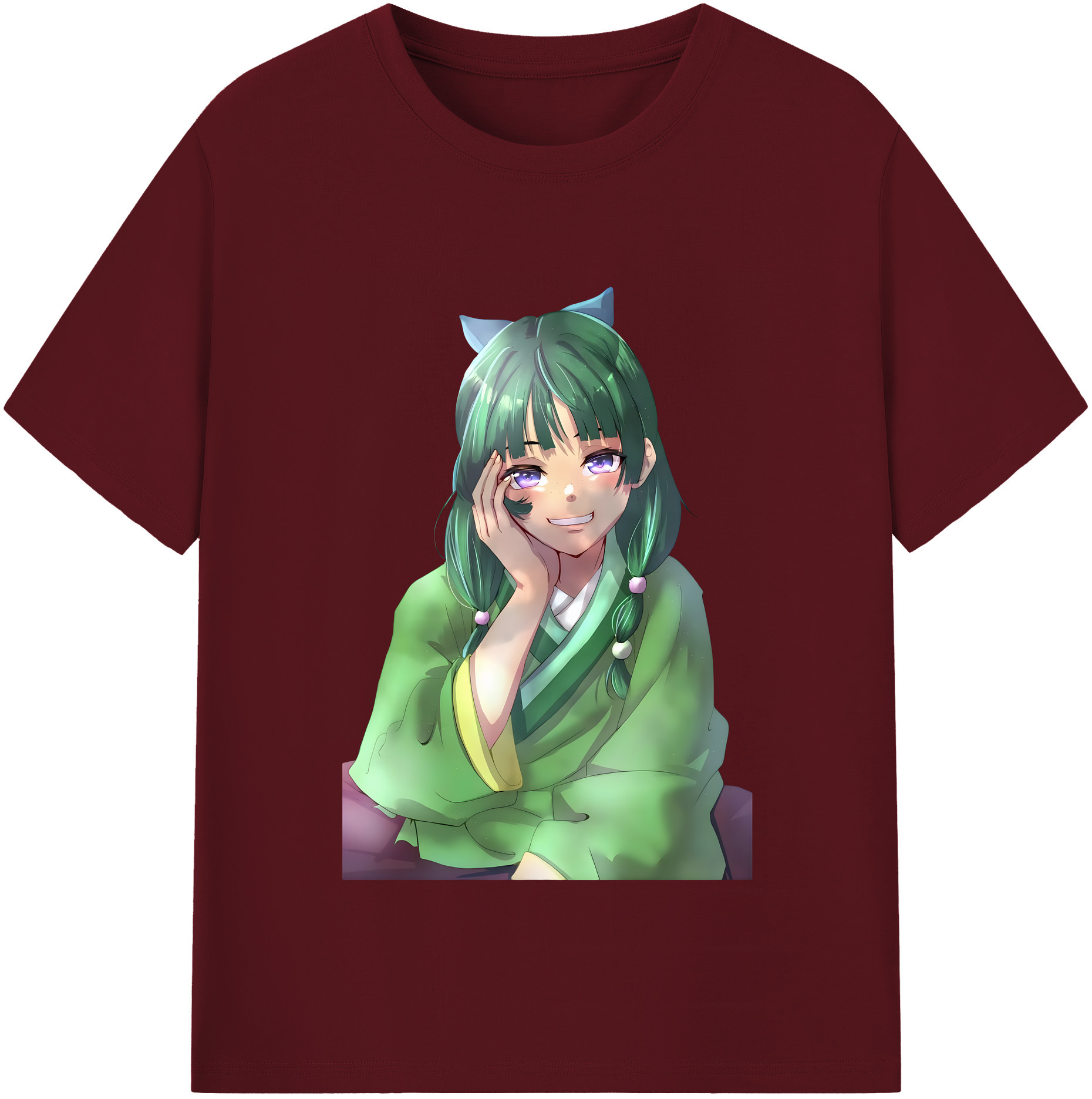 （画像用） 薬屋のひとりごと The Apothecary Diaries 綿100％半袖Tシャツ（フロントプリント）
